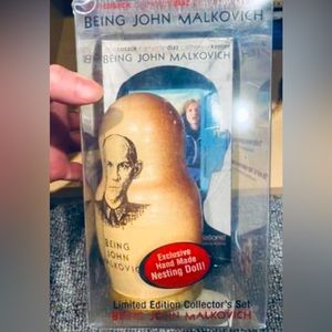 Being John Malkovich ORIGINAL VHS Boxed w/NESTING DOLL!